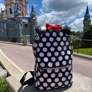 Disney Parks Minnie Reversible Sequin Backpack